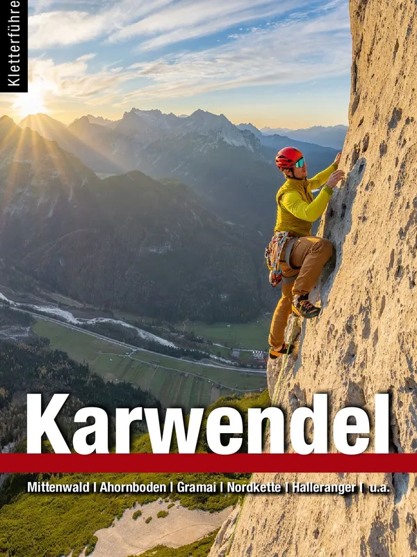 Buchdeckel für Alpinkletterführer Karwendel