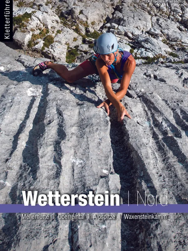 Buchdeckel für Alpinkletterführer Wetterstein Nord