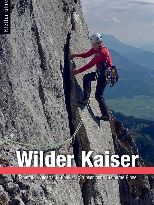 Buchdeckel für Alpinkletterführer Wilder Kaiser