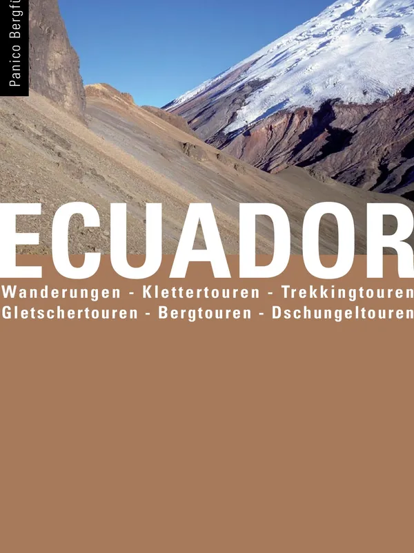 Buchdeckel für Bergführer Ecuador