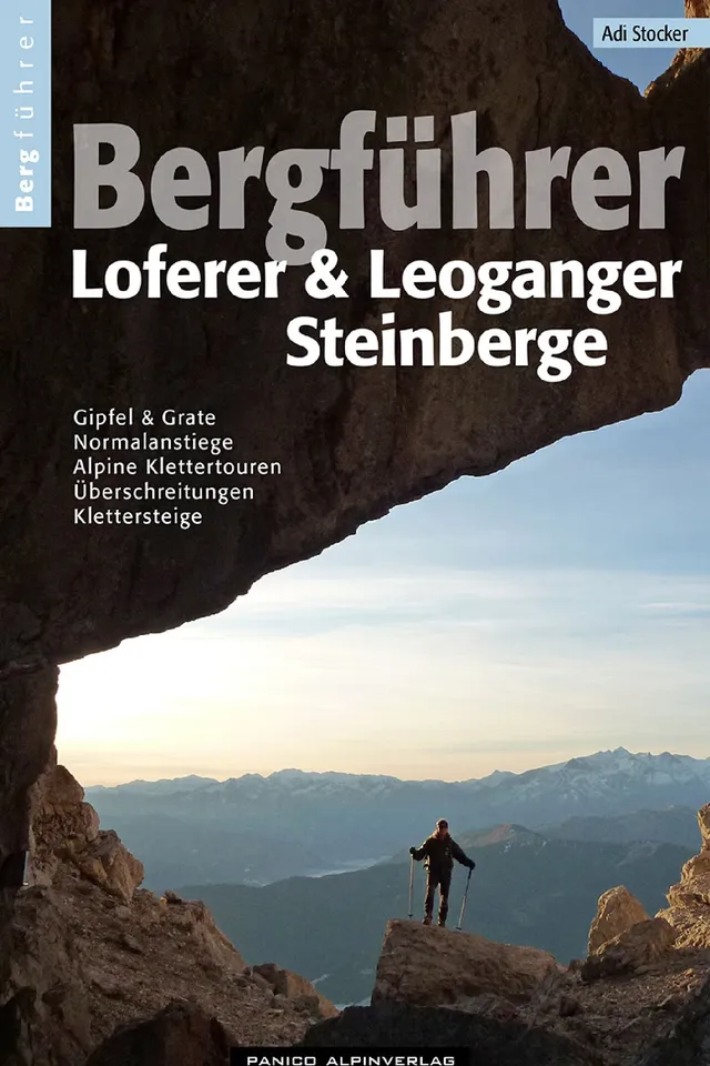 Buchdeckel für Bergführer Loferer und Leoganger Steinberge