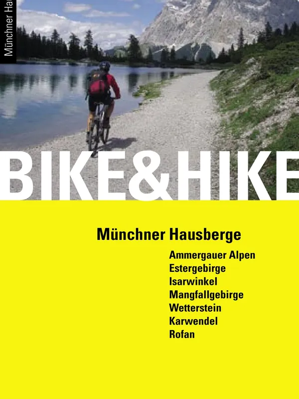 Buchdeckel für Bike and Hike Münchner Hausberge