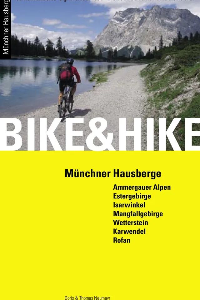 Buchdeckel für Bike and Hike Münchner Hausberge