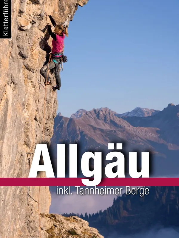 Buchdeckel für Kletterführer Allgäu