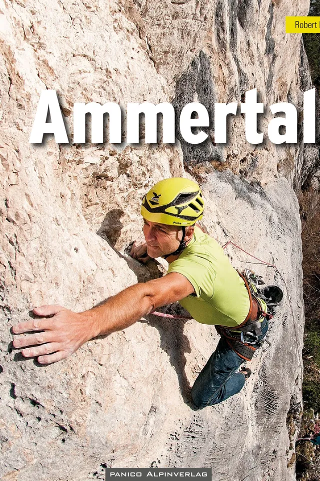 Buchdeckel für Kletterführer Ammertal