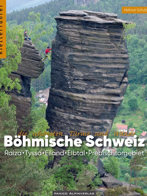 Buchdeckel für Kletterführer Böhmische Schweiz
