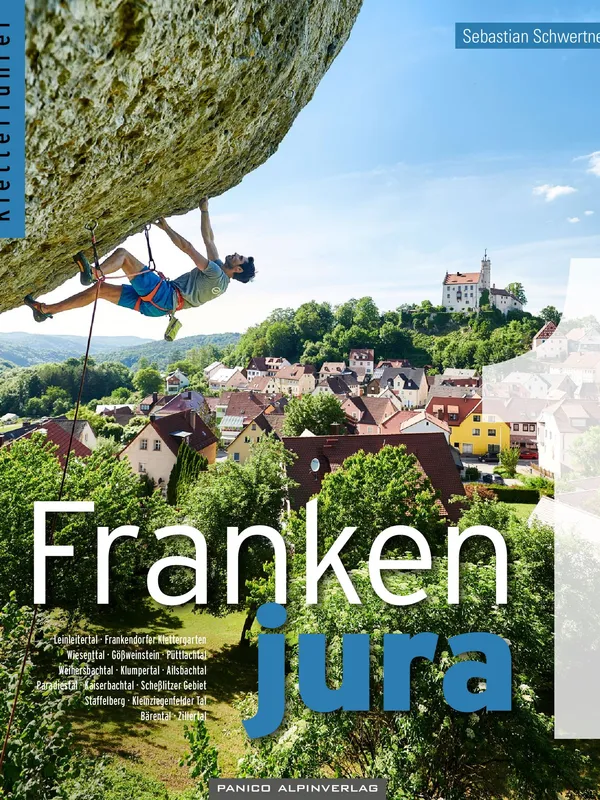 Buchdeckel für Kletterführer Frankenjura Band 1