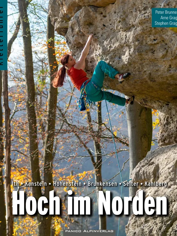 Buchdeckel für Kletterführer Hoch im Norden