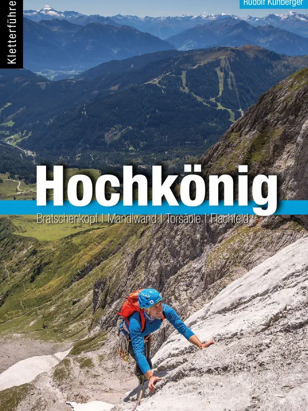 Buchdeckel für Kletterführer Hochkönig