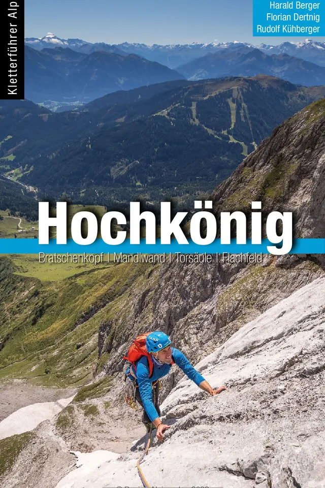 Buchdeckel für Kletterführer Hochkönig