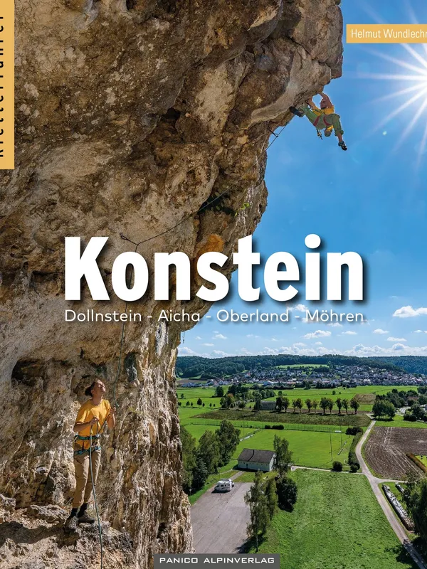 Buchdeckel für Kletterführer Konstein
