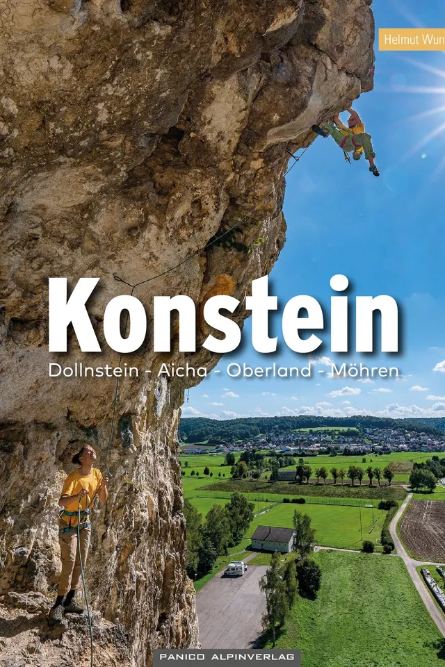 Buchdeckel für Kletterführer Konstein