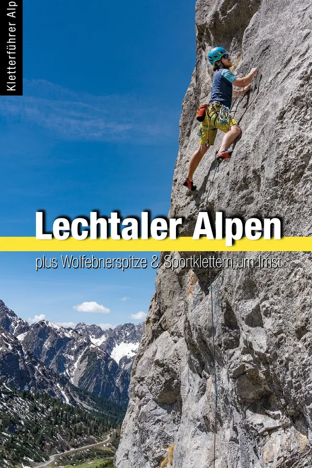 Buchdeckel für Kletterführer Lechtaler Alpen - plus Wolfebnerspitze & Sportklettern um Imst