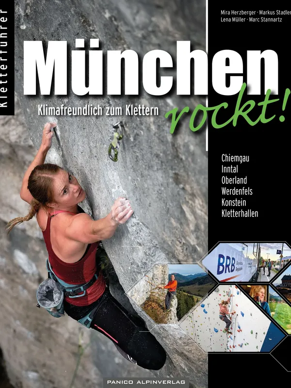 Buchdeckel für Kletterführer München rockt!
