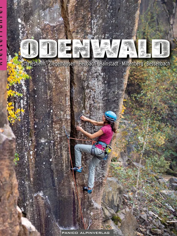 Buchdeckel für Kletterführer Odenwald
