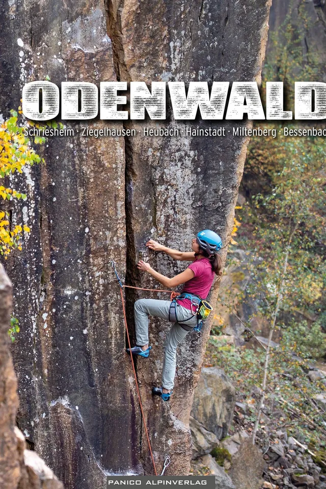 Buchdeckel für Kletterführer Odenwald