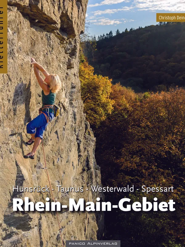 Buchdeckel für Kletterführer Rhein-Main-Gebiet
