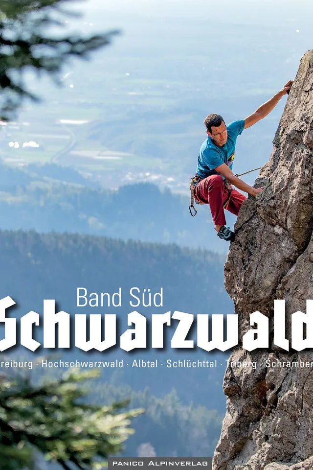 Buchdeckel für Kletterführer Schwarzwald Süd