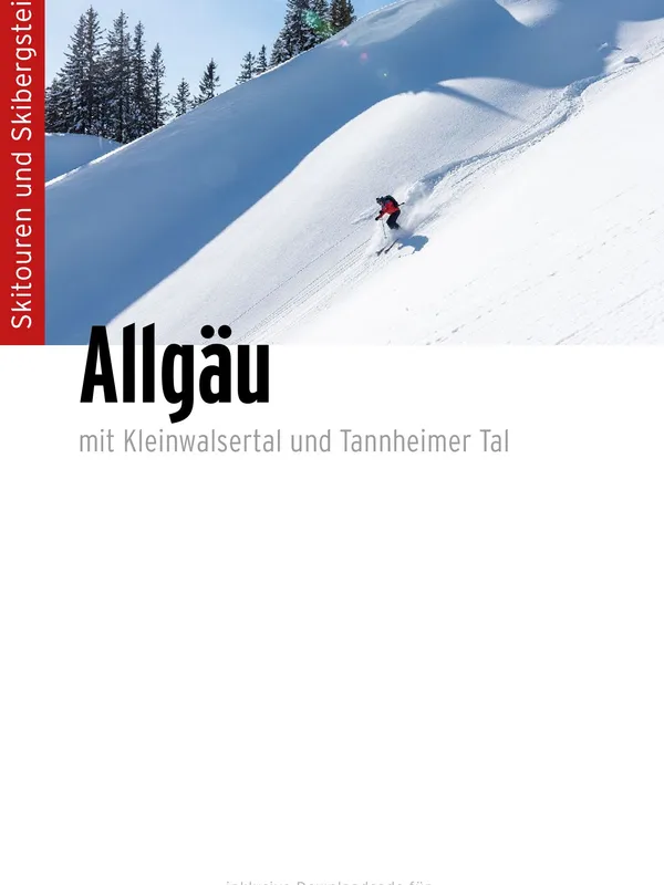 Buchdeckel für Skitourenführer Allgäuer Alpen