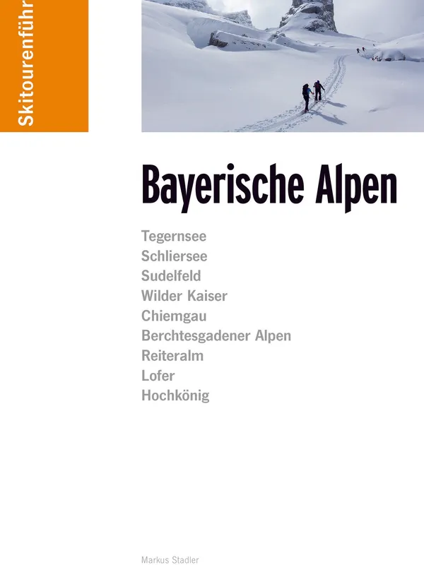 Buchdeckel für Skitourenführer Bayerische Alpen