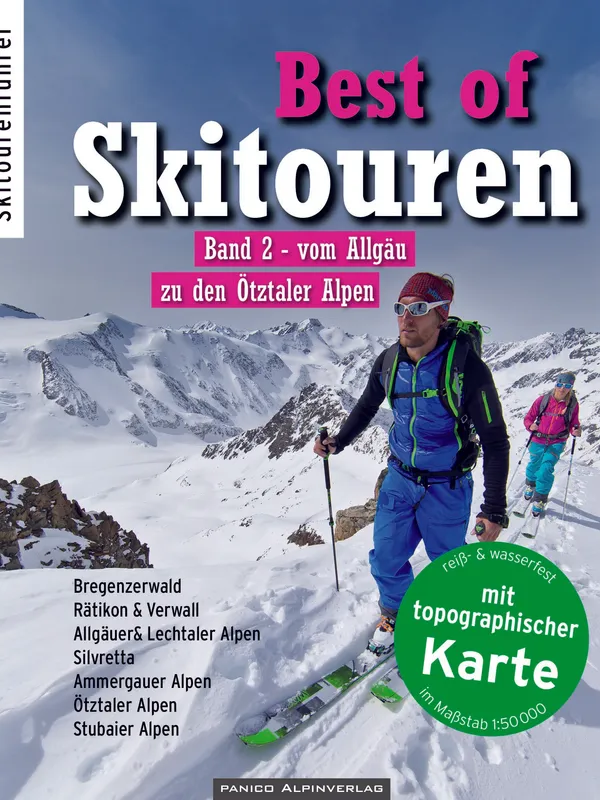 Buchdeckel für Best of Skitouren Band 2