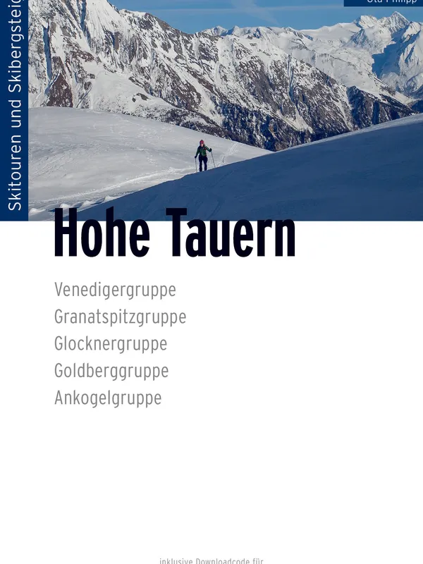 Buchdeckel für Skitourenführer Hohe Tauern