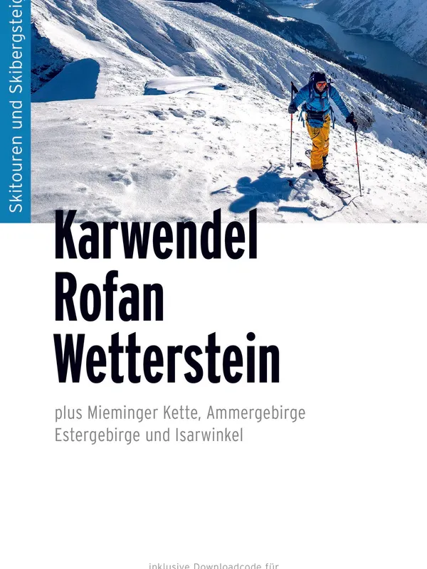 Buchdeckel für Skitourenführer Karwendel - Rofan - Wetterstein