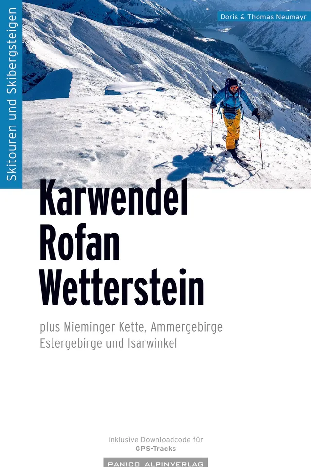 Buchdeckel für Skitourenführer Karwendel - Rofan - Wetterstein