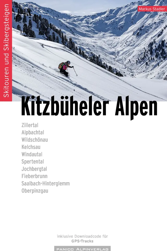Buchdeckel für Skitourenführer Kitzbüheler Alpen