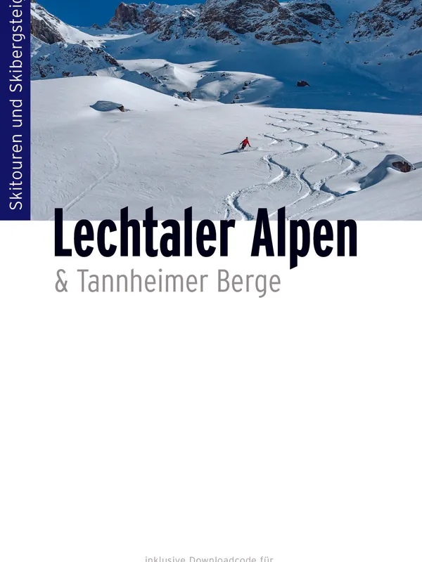 Buchdeckel für Skitourenführer Lechtaler Alpen