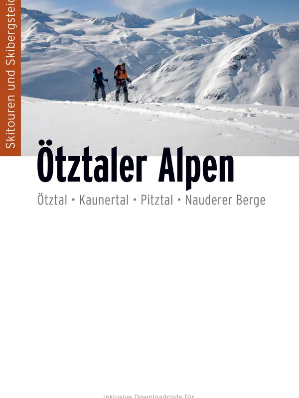 Buchdeckel für Skitourenführer Ötztaler Alpen