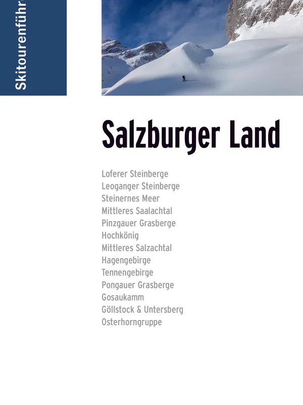 Buchdeckel für Skitourenführer Salzburger Land Band 1