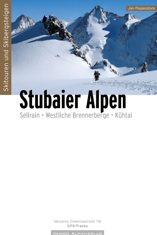 Buchdeckel für Skitourenführer Stubaier Alpen