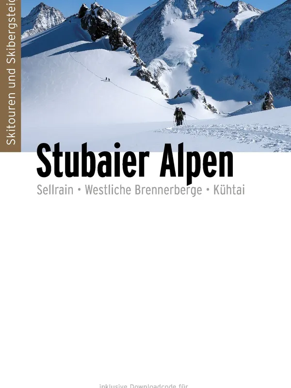 Buchdeckel für Skitourenführer Stubaier Alpen