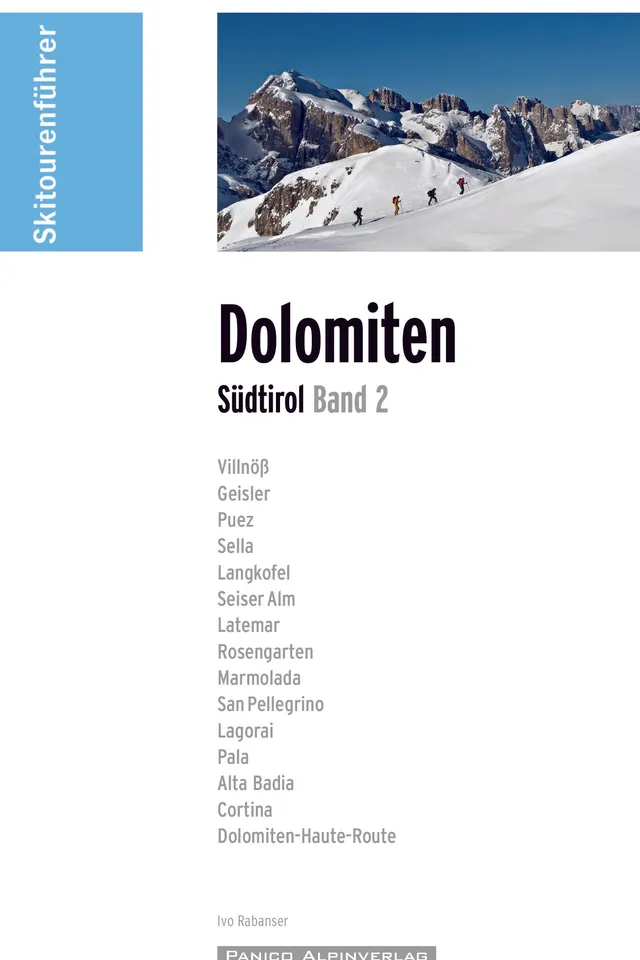 Book cover for Skitourenführer - Südtirol Band 2 - Dolomiten
