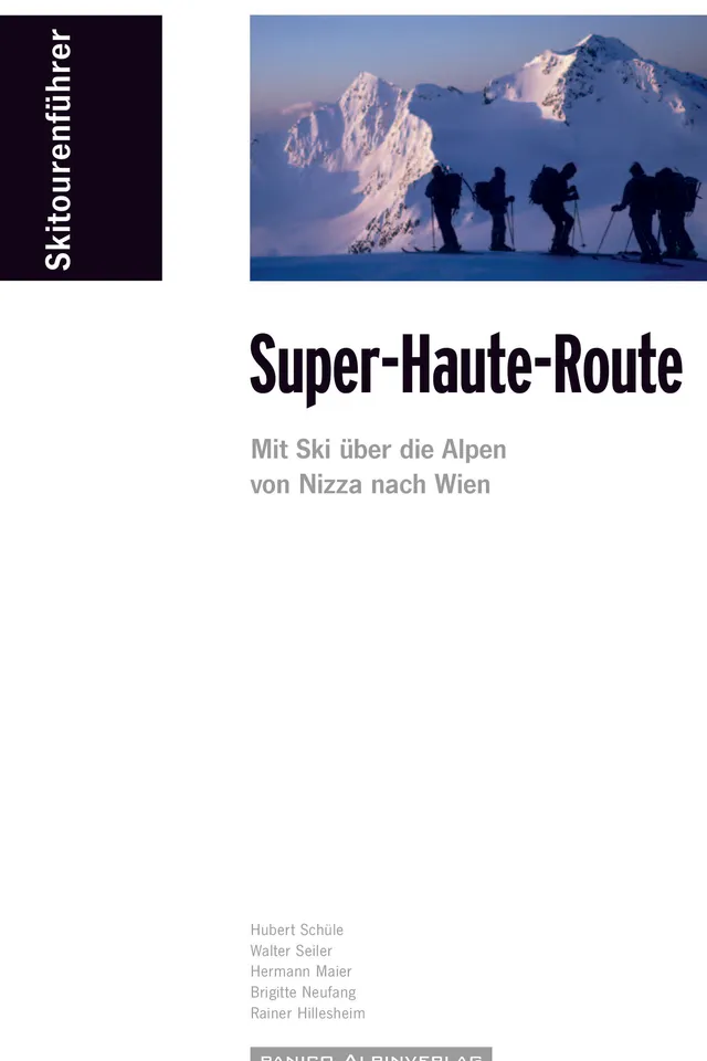 Book cover for Skitourenführer Super Haute Route